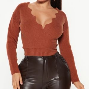 Finding Love Sweater - Cognac